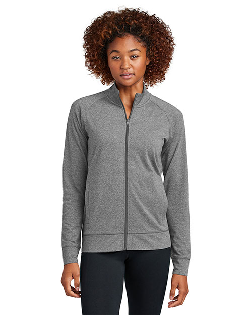 Sport-Tek ®  Ladies Sport-Wick ®  Stretch Full-Zip Cadet Jacket LST857 at GotApparel