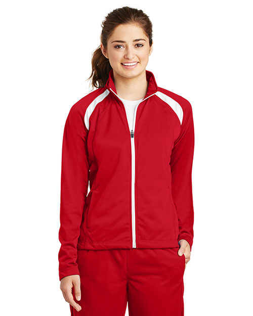 Sport-Tek® LST90 Women Tricot Track Jacket at GotApparel