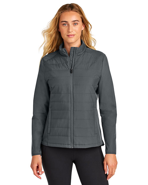 Sport-Tek LST940 ® Women's Teknical Hybrid Jacket at GotApparel