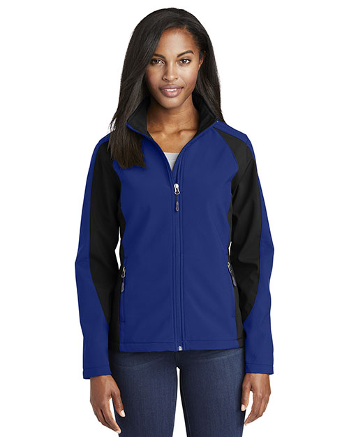 Sport-Tek® LST970 Women Colorblock Soft Shell Jacket at GotApparel