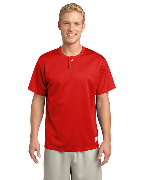 Sport-Tek® ST215 Men PosiCharge® Tough Mesh Henley at GotApparel