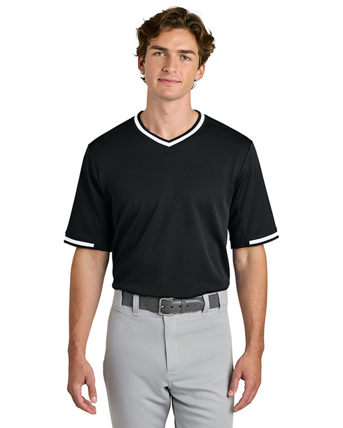 Sport-Tek ST221 ® Tough Mesh V-Neck Baseball Jersey at GotApparel
