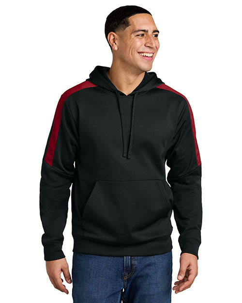 Sport-Tek ST255 Men's Sport-Wick Fleece United Pullover Hoodie at GotApparel