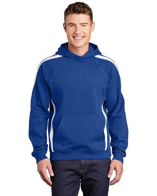 Sport-Tek® ST265 Men Sleeve Stripe Pullover Hooded Sweatshirt at GotApparel