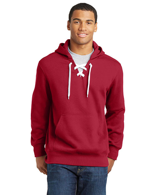 Sport-Tek® ST271 Men Lace Up Pullover Hooded Sweatshirt at GotApparel