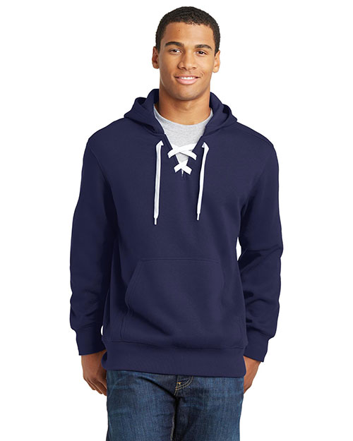 Sport-Tek® ST271 Men Lace Up Pullover Hooded Sweatshirt at GotApparel