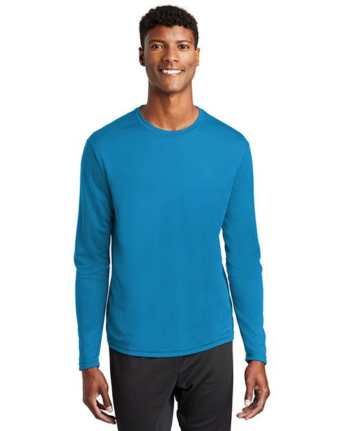Sport-Tek® ST340LS Men PosiCharge® Racermesh Long-Sleeve Tee at GotApparel