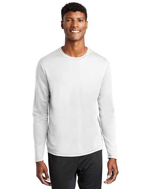 Sport-Tek® ST340LS Men PosiCharge® Racermesh Long-Sleeve Tee at GotApparel