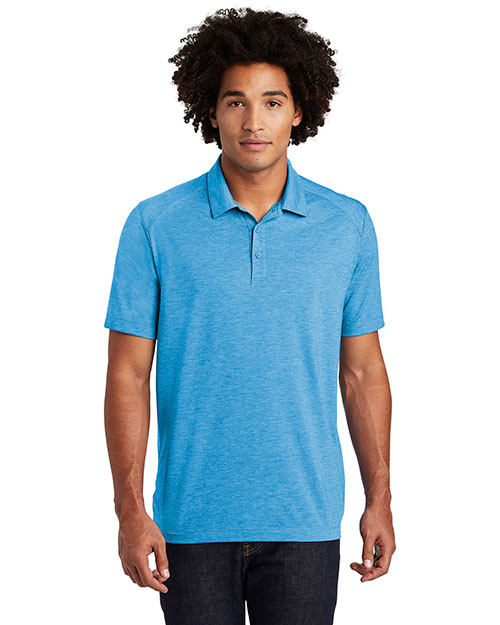 Sport-Tek ST405 Men 4.4 oz PosiCharge Tri-Blend Wicking Polo at GotApparel