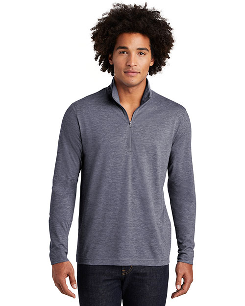 Sport-Tek ST407 Men 4.4 oz PosiCharge Tri-Blend Wicking 1/4-Zip Pullover at GotApparel