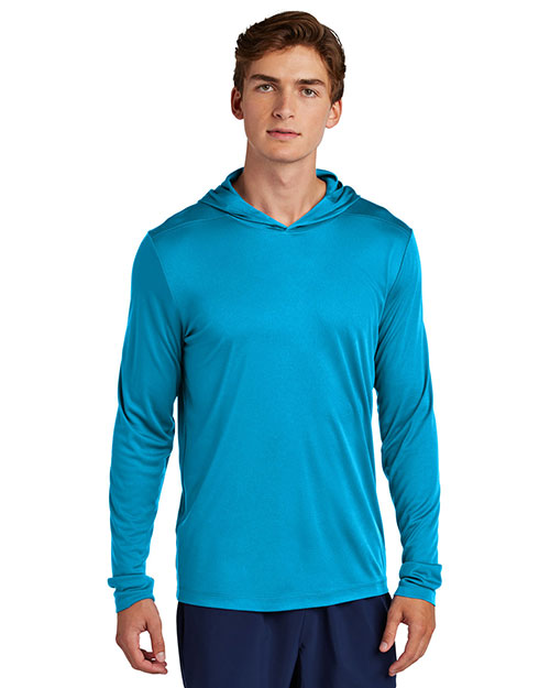 Sport-Tek ST420LSH Posi-UV Pro Long Sleeve Hoodie at GotApparel