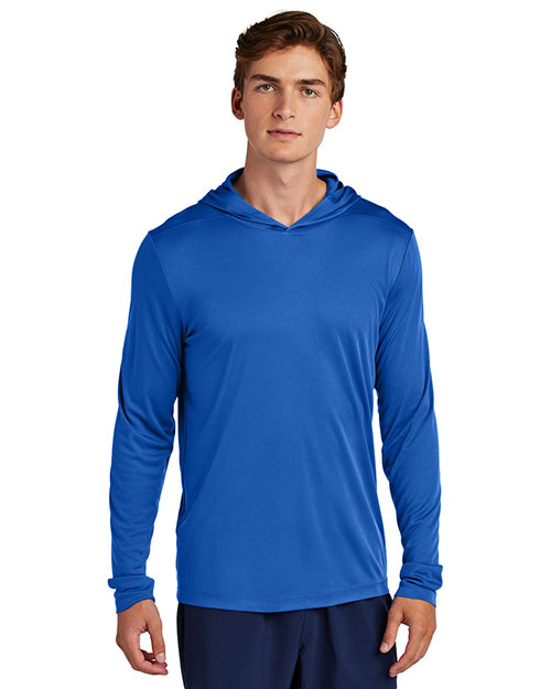 Sport-Tek ST420LSH Posi-UV Pro Long Sleeve Hoodie at GotApparel