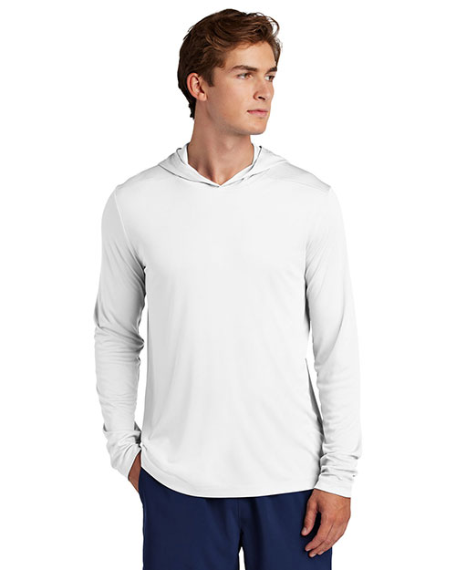 Sport-Tek ST420LSH Posi-UV Pro Long Sleeve Hoodie at GotApparel