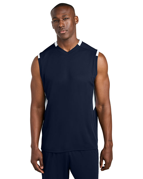 Sport-Tek ST441 ® Club Sleeveless V-Neck at GotApparel