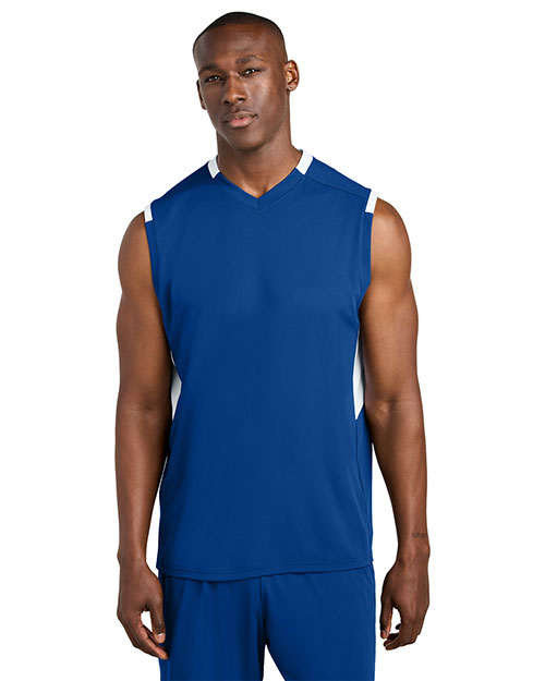 Sport-Tek ST441 ® Club Sleeveless V-Neck at GotApparel