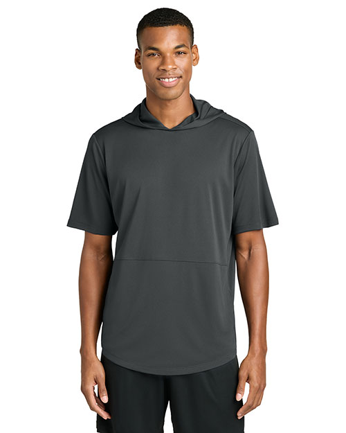 Sport-Tek ST445 ® Club Short Sleeve Hoodie at GotApparel