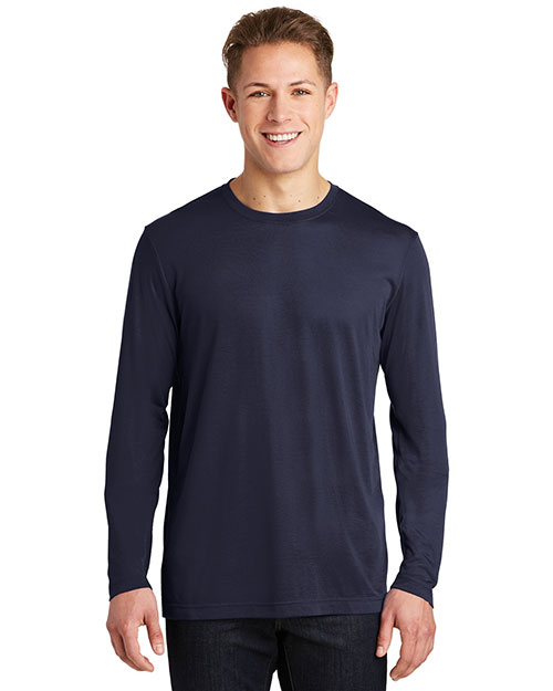 Sport-Tek® ST450LS Men ST450LS Men Long Sleeve PosiCharge® at GotApparel