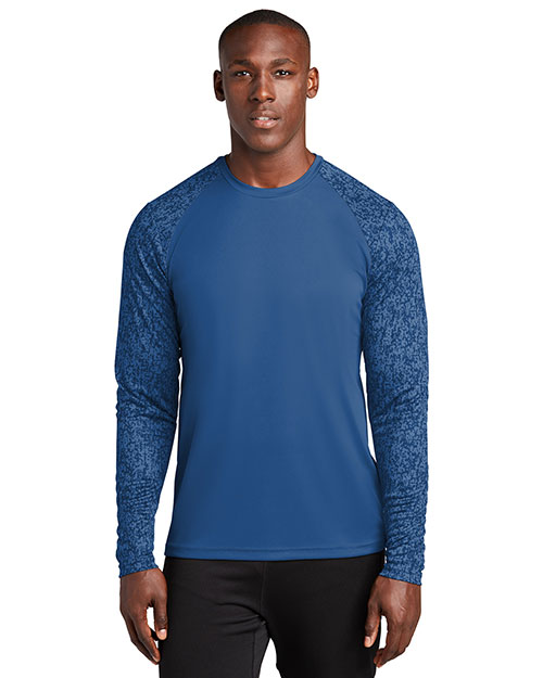 Sport-Tek ST460LS Men ® ® Long Sleeve Digi Camo Tee. at GotApparel
