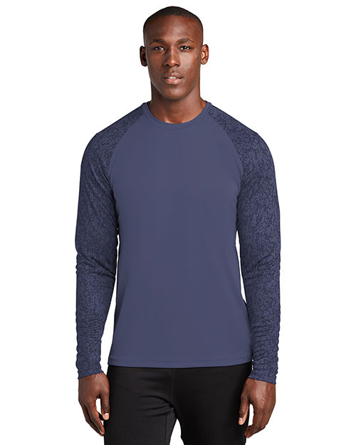 Sport-Tek ST460LS Men ® ® Long Sleeve Digi Camo Tee. at GotApparel