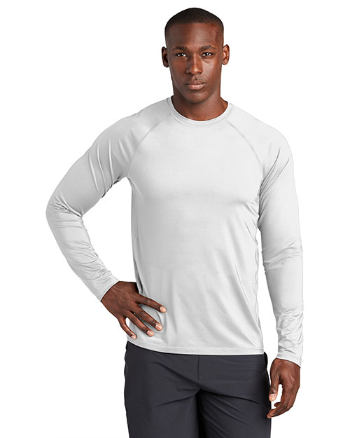 Sport-Tek ST470LS Men ® ® Long Sleeve Rashguard Tee. at GotApparel