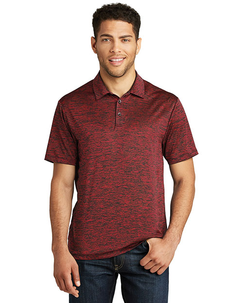 Sport-Tek® ST590 Men PosiCharge® Electric Heather Polo. ST590 at GotApparel