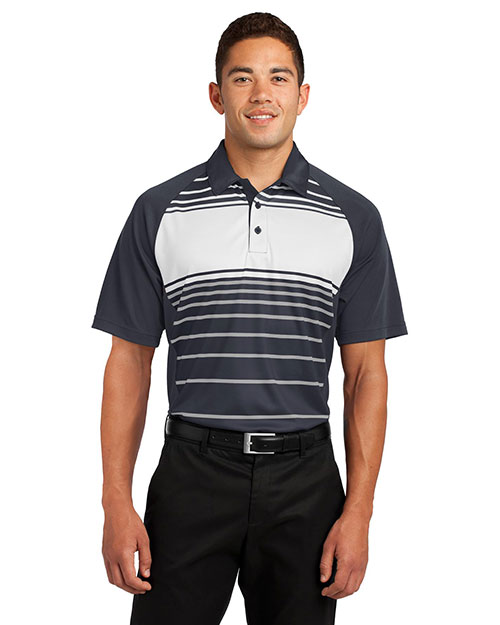 Sport-Tek® ST600 Men Dry Zone Sublimated Stripe Polo at GotApparel
