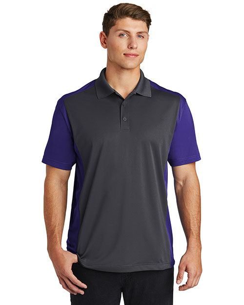 Sport-Tek® ST652 Adult Colorblock Micro Pique Polo at GotApparel