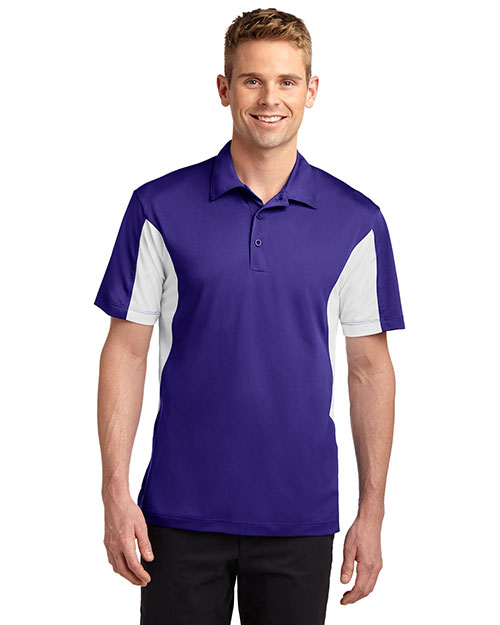 Sport-Tek® ST655 Men Side Blocked Micro Pique Sportwick Polo at GotApparel