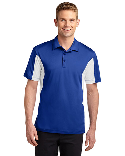 Sport-Tek® ST655 Men Side Blocked Micro Pique Sportwick Polo at GotApparel