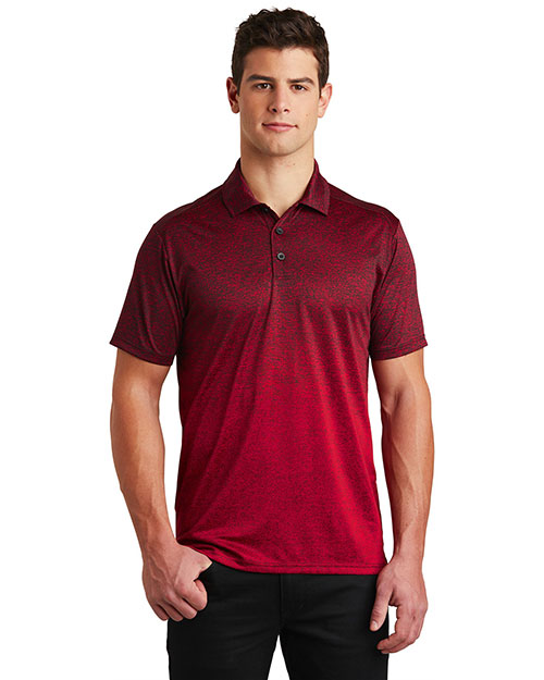 Sport-Tek ST671 Men 4.9 oz Ombre Heather Polo at GotApparel