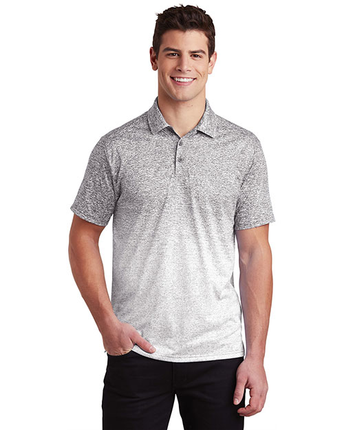 Sport-Tek ST671 Men 4.9 oz Ombre Heather Polo at GotApparel