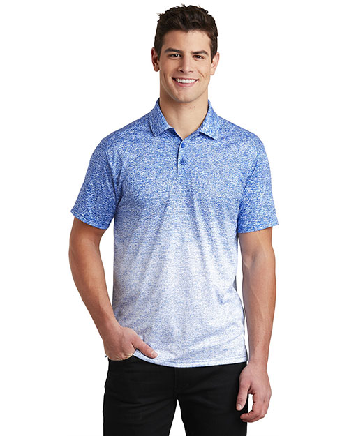 Sport-Tek ST671 Men 4.9 oz Ombre Heather Polo at GotApparel
