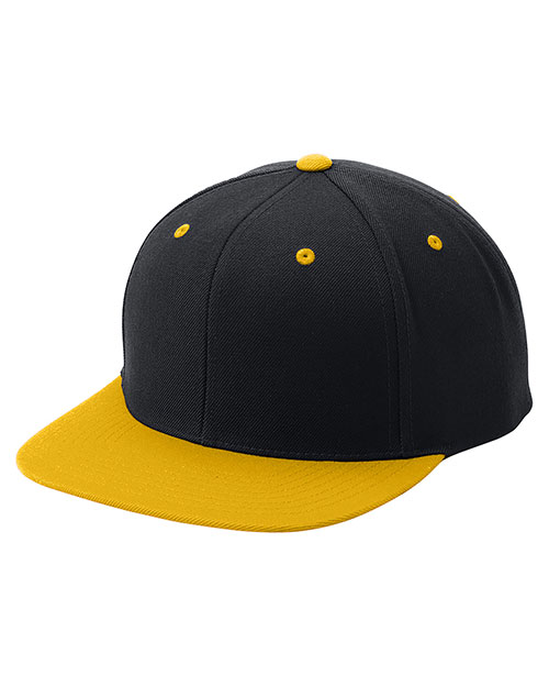 Sport-Tek® STC19 Men Flat Bill Snapback Cap at GotApparel