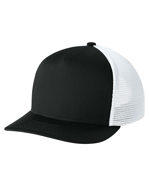Sport-Tek STC75 ® Stretch-Tek 5-Panel Trucker Cap at GotApparel