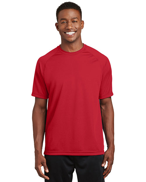 Sport-Tek® T473 Men Dry Zone Short-Sleeve Raglan T-Shirt at GotApparel