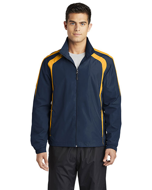 Sport-Tek® TJST60 Men Tall Colorblock Raglan Jacket at GotApparel