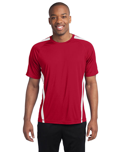 Sport-Tek® TST351 Men Tall Colorblock PosiCharge® Competitor  Tee at GotApparel