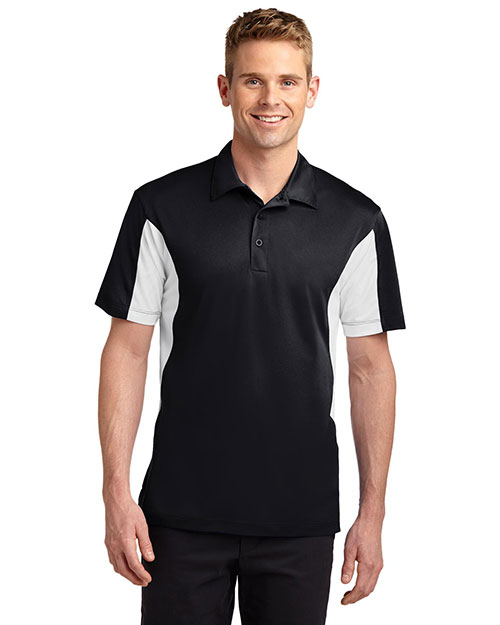 Sport-Tek® TST655 Men Tall Side Blocked Micro Pique Sportwick Polo at GotApparel