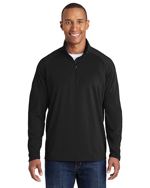 Sport-Tek® TST850 Men Tall Sportwick Stretch 1/4-Zip Pullover at GotApparel