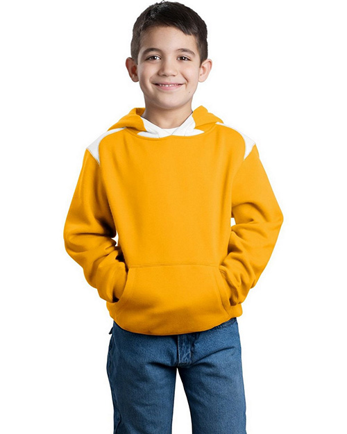 Sport-Tek® Y264 Boys Pullover Hooded Sweatshirt With Contrast Color at GotApparel