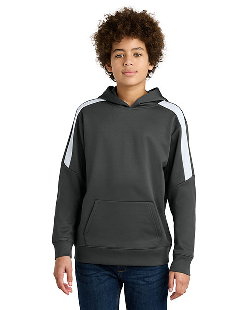 Sport-Tek  Youth Sport-Wick  Fleece United Pullover Hoodie YST255 at GotApparel