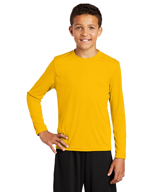 Sport-Tek® YST350LS Boys Long-Sleeve PosiCharge®  Competitor  Tee at GotApparel