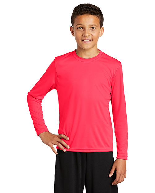 Sport-Tek® YST350LS Boys Long-Sleeve PosiCharge® Competitor Tee at GotApparel