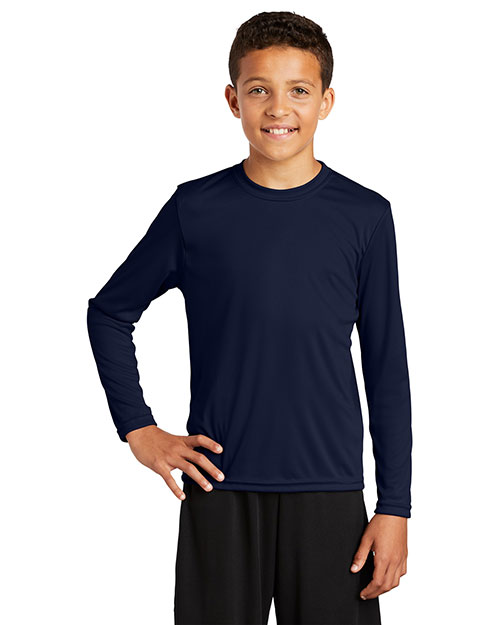 Sport-Tek® YST350LS Boys Long-Sleeve PosiCharge®  Competitor  Tee at GotApparel