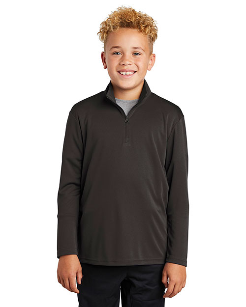 Sport-Tek YST357 Youth 3.8 oz PosiCharge Competitor 1/4-Zip Pullover at GotApparel