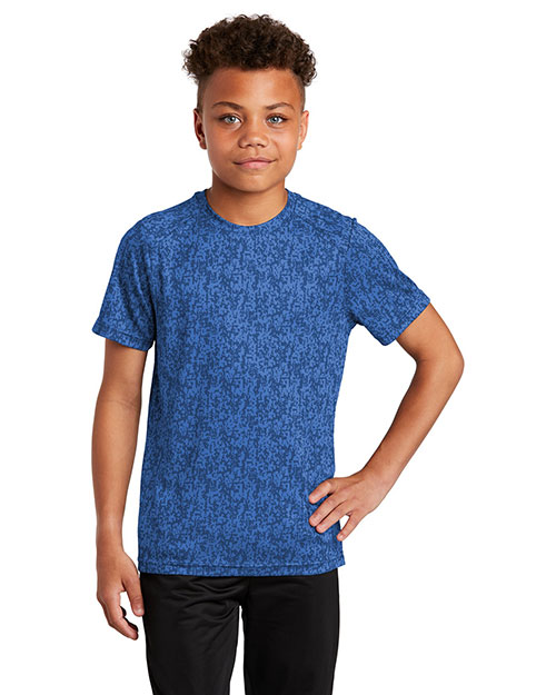 Sport-Tek YST460 Boys ® ® Youth Digi Camo Tee. at GotApparel