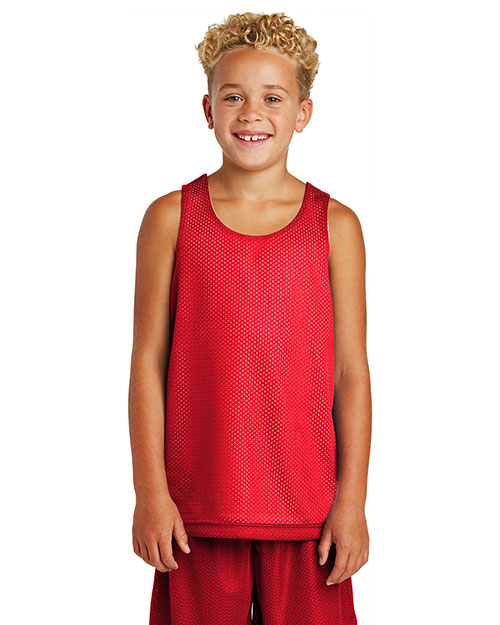 Sport-Tek® YST500 Boys PosiCharge® Classic Mesh Reversible Tank at GotApparel