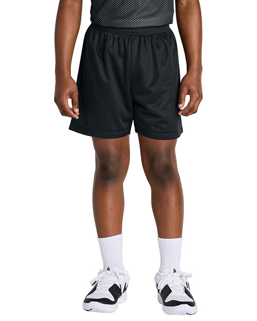 Sport-Tek  Youth PosiCharge  Mesh 5' Short YST5100 at GotApparel