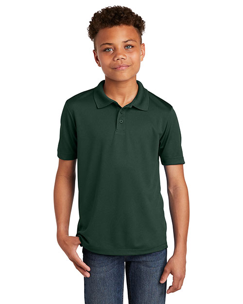 Sport-Tek® YST640 Boys Youth PosiCharge®  Racermesh  Polo at GotApparel