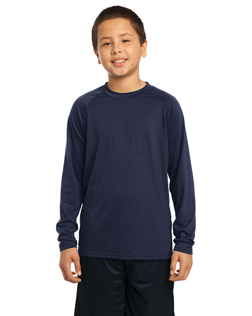 Sport-Tek® YST700LS Boys Long-Sleeve Ultimate Performance Crew at GotApparel